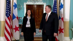 Secretary Pompeo Meets with Panamanian Vice President and Minister of Foreign Affairs Isabel de Saint Malo