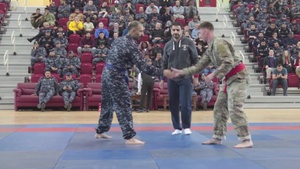 American and Kuwaiti Forces Challenge each other in Combatives Tournament