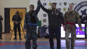 American and Kuwaiti Forces Combatives Tournament B-Roll
