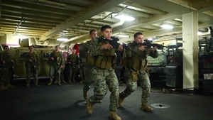 Weapons Company Marines Refine Weapons Handling Fundamentals Aboard Green Bay