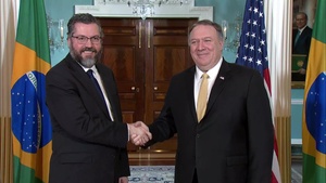 Secretary Pompeo Meets with Brazilian Foreign Minister Ernesto Henrique Fraga Araújo