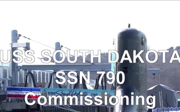 USS South Dakota (SSN 790) Commissioning Ceremony (with lower 3rds)