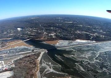 Coast Guard Air Station Cape Cod Flies Over Hudson River for Operation Reliable Energy for Northeast Winters