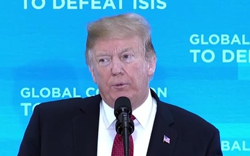 President Trump Delivers Remarks to the Ministers of the Global Coalition to Defeat ISIS