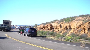 Camp Pendleton Leaders host an open house briefing for residents affected by Carnes Road sinkhole.