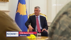 Admiral Foggo in KFOR