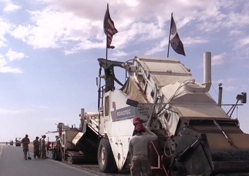 RED HORSE Flight Line Project on Nigerien Air Base 201 B-Roll
