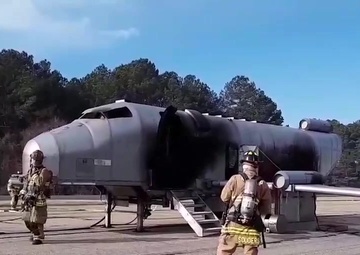 NAS Patuxent River Citadel Shield Exercise Aircraft Mishap B-Roll