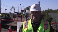 (B-Roll) Construction Continues on Carnes Road at Camp Pendleton (BROLL)