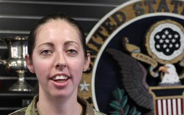 SSG Erin McNeil thanks Women Veterans