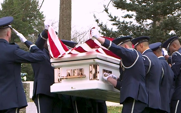Major General Marcelite Jordan Harris Funeral B-Roll