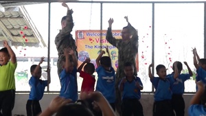 Cobra Gold 19: U.S. Chaplain Visits Namdibphitthayakom School