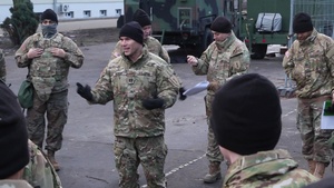 B-Roll of Mission Command Element Command movement to Post Field Training Exercise