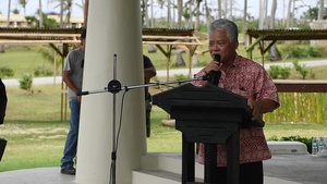 Service Members Honored During Closing Ceremony for Super Typhoon Recovery Efforts in Tinian