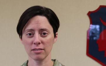 MAJ Sara Hare Gives a Women's History Month Shout Out