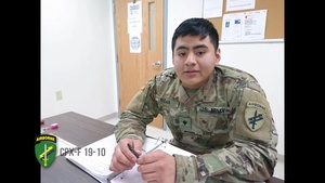 CPX-F 19-10: Meet Spc. Oliver Elena,IT Specialist