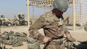 Air Assault School Day 8: Open Side Rappel BROLL