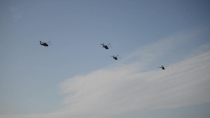 1CAB 1ID UH-60 Black Hawk Helicopters leave Belgium for Atlantic Resolve