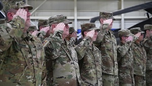 638th Aviation Support Battalion Detachment 3, Bravo Company send off ceremony