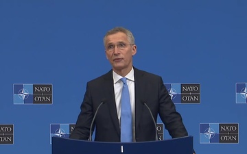 Meetings of NATO MODs - Day 2: Opening of NATO Secretary General's Press Conference following the meetings with NATO Defense Ministers