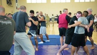 Bellator Fighters Meet Service Members and Guests