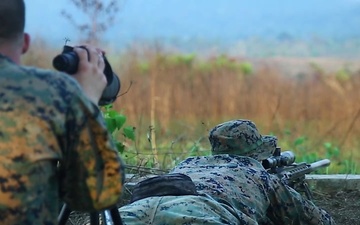 Cobra Gold 19:  31st MEU Scout Snipers send rounds downrange with Royal Thai Marine Corps (B-Roll)