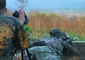 Cobra Gold 19:  31st MEU Scout Snipers send rounds downrange with Royal Thai Marine Corps (B-Roll)