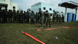 Cobra Gold 19: Bravo Company, BLT 1/4 share room clearing tactics with the Royal Thai Marine Corps (B-Roll)