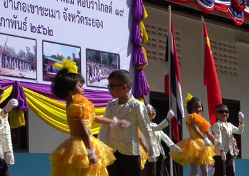 Cobra Gold 19: Royal Thai, ROK, PLA and US Forces Hold Dedication Ceremony for Newly Constructed Building at Thai School