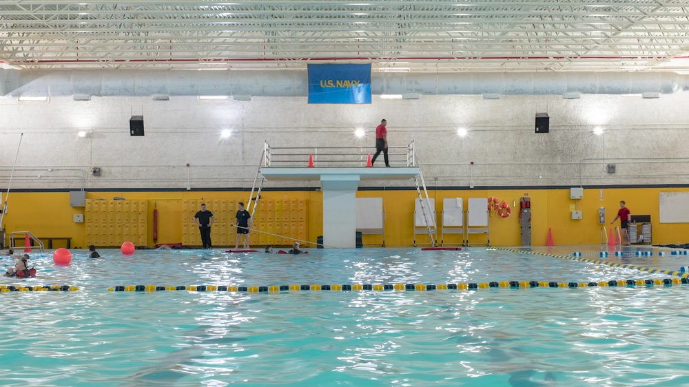 DVIDS Video RTC 3rd Class Swim Qualification Timelapse and