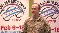 Military Presence at 111th Chicago Auto Show