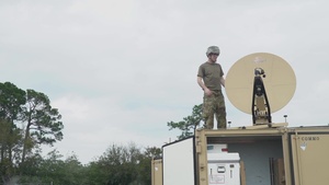 U.S. Joint Task Force Builds Infrastructure for Simulated Aerial Port