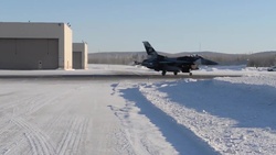 F-16s Depart Eielson for COPE North 19
