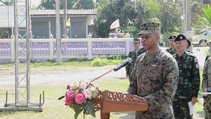 Cobra Gold 19: Wat Jom Tong School Dedication Ceremony Col Day Speech