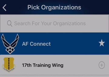 USAF Connect app