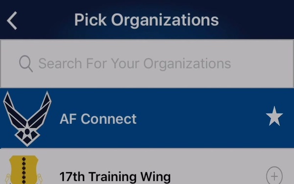 USAF Connect app