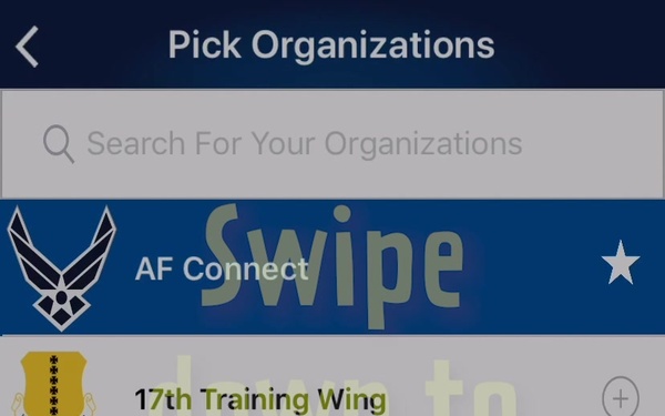 USAF Connect app for the 944th Fighter Wing