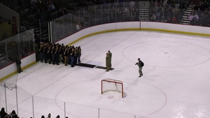 Army vs. Air Force Hockey Game Mass Swear In B-roll
