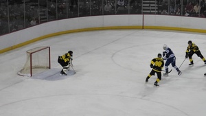 Army vs. Air Force Hockey Game Slow Motion B-roll