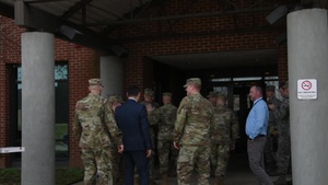 Tennessee Adjutant General, Maj. Gen. Jeff Holmes and TEMA Director, Patrick Sheehan visit the 118th Wing