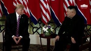 President Trump Participates in a 1:1 Conversation with the Chairman of the State Affairs Commission of the Democratic People’s Republic of Korea