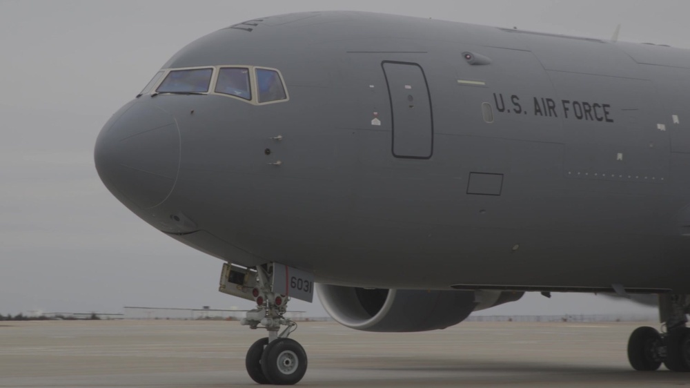 DVIDS - Video - KC-46A Pegasus Takeoff From McConnell B-Roll