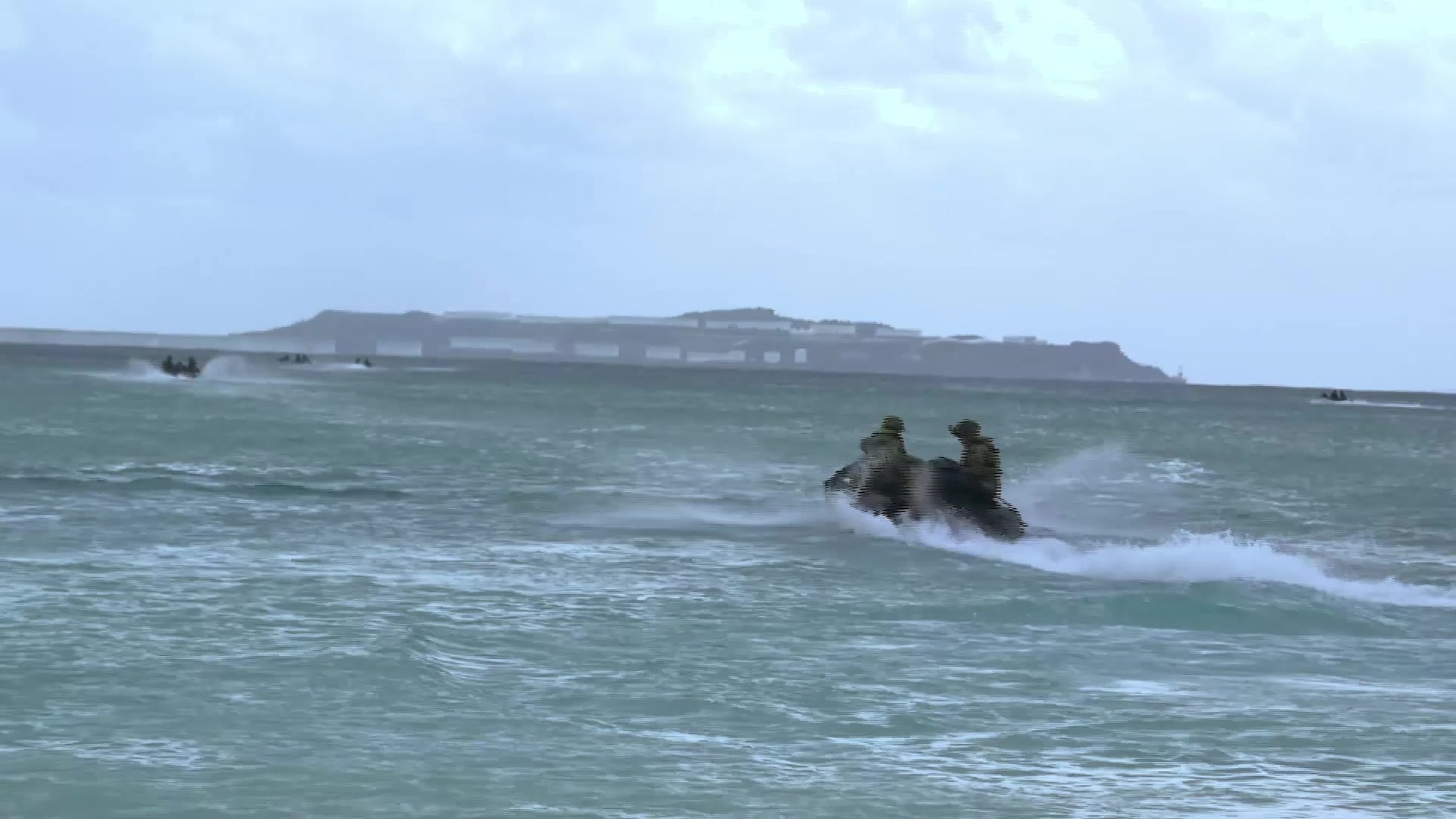 Marines with the 31st Marine Expeditionary Unit complete a command and control exercise at Camp Hansen, Okinawa, Japan, Feb. 24 to 26, 2019. The 31st MEU, in a groundbreaking command and control exercise, completed split operations across a large swath of the Indo-Pacific region encompassing at least four geographic locations – Okinawa, Japan; aboard the dock landing ship USS Ashland (LSD 48) in the South China Sea; aboard the amphibious transport dock USS Green Bay (LPD 20) in the Gulf of Thailand; and other undisclosed locations. This is the first time any Marine expeditionary unit has completed this level of simultaneous operations – from rapid-response planning to mission completion – across such a large geographic region within the Indo-Pacific.