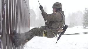 NATO Battlegroup Latvia soldiers conduct urban operations training