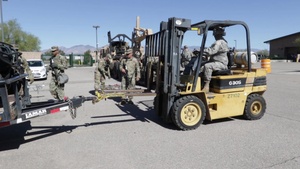 Arizona Guardsmen Provide Transportation support to CBP