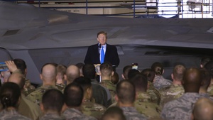 President Donald Trump Visits JBER B-roll