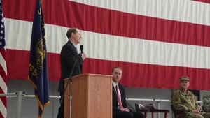 142nd Fighter Wing Hosts Mobilization Ceremony - Broll and Interviews