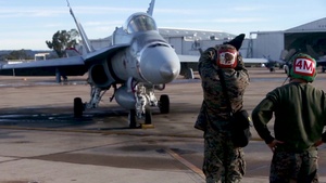 MAG-11 Marines take to the sky in massive aircraft launch