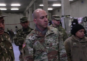 Algerian Medical Professionals Visit 212th CSH