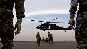 1-108th AHB supports rappel training during overseas air assault course